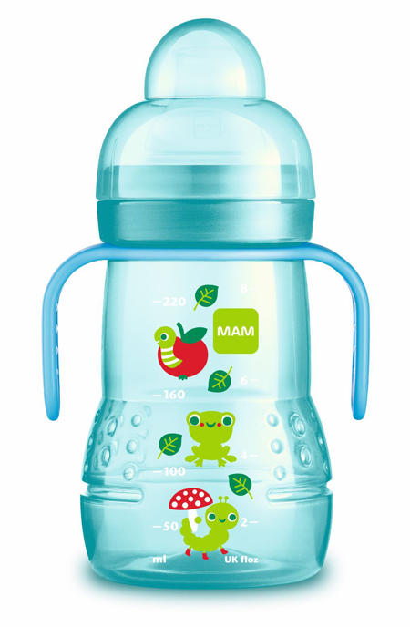 MAM TRAINER 220 ML 4+ BECCUCCIO SOFT SILICONE NEUTRO - Pharmaleader
