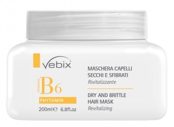 VEBIX PHYTAMIN B6 MASCHERA CAPELLI SECCHI SFIBRATI RIVITALIZZANTE 200 ML - Pharmaleader