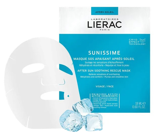 LIERAC SUNISSINE MASCHERA DOPOSOLE IN TESSUTO 18 ML - Pharmaleader