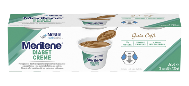 MERITENE DIABET CREME CAFFE' 3 X 125 G - Pharmaleader