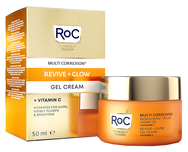 ROC MULTI CORREXION REVIVE + GLOW CREMA VISO GEL 50 ML - Pharmaleader