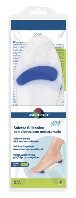 SOLETTA SILICONICA MASTER-AID FOOTCARE LARGE 41-42 METATARSO I6 - Pharmaleader