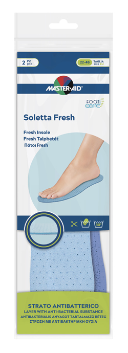 MASTER-AID FOOTCARE SOLETTA FRESH RITAGLIABILE 2 PEZZI I2 - Pharmaleader