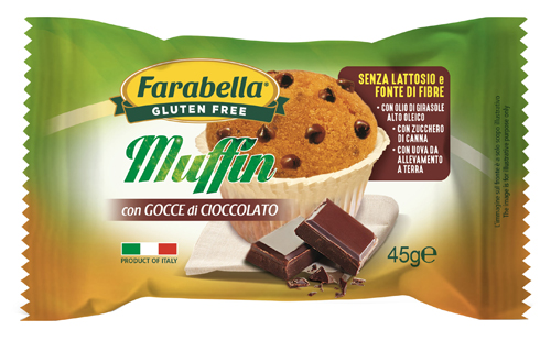 FARABELLA MUFFIN GOCCE DI CIOCCOLATO 45 G - Pharmaleader