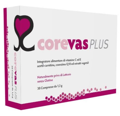 COREVAS PLUS 30 COMPRESSE - Pharmaleader