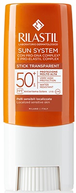 RILASTIL SUN SYSTEM PHOTO PROTECTION TERAPY SPF 50+ STICK TRASPARENTE 8,5 ML - Pharmaleader