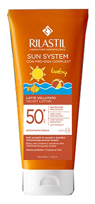 RILASTIL SUN PPT SPF 50+ BABY LATTE VELLUTO 200 ML - Pharmaleader