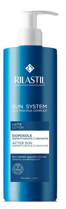 RILASTIL SUN SYSTEM LATTE DOPOSOLE RISTRUTTURANTE E IDRATANTE 400 ML - Pharmaleader
