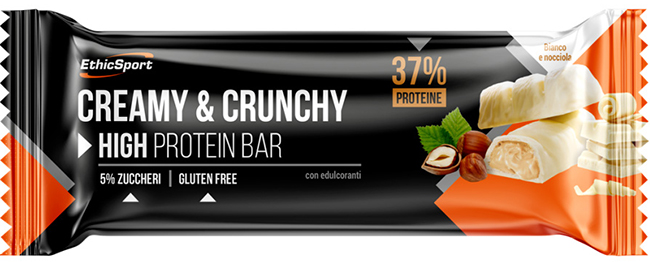 CREAMY&CRUNCHY BARRETTA PROTEICA BIANCO/NOCCIOLA 30 G - Pharmaleader