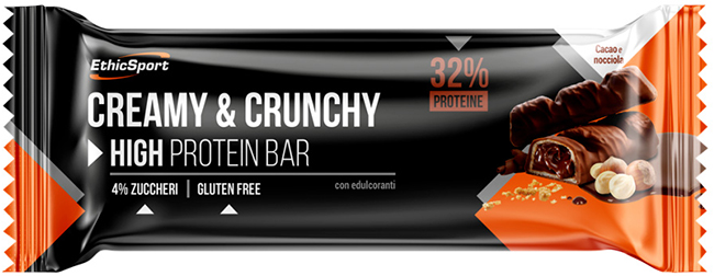 CREAMY&CRUNCHY BARRETTA PROTEICA CACAO/NOCCIOLA 30 G - Pharmaleader