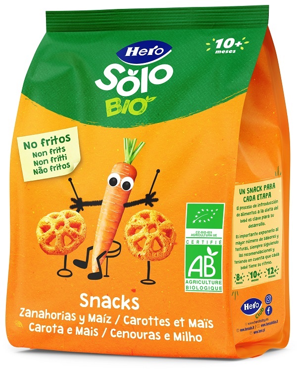 HERO BABY SOLO SNACK CAROTA MAIS 40 G - Pharmaleader