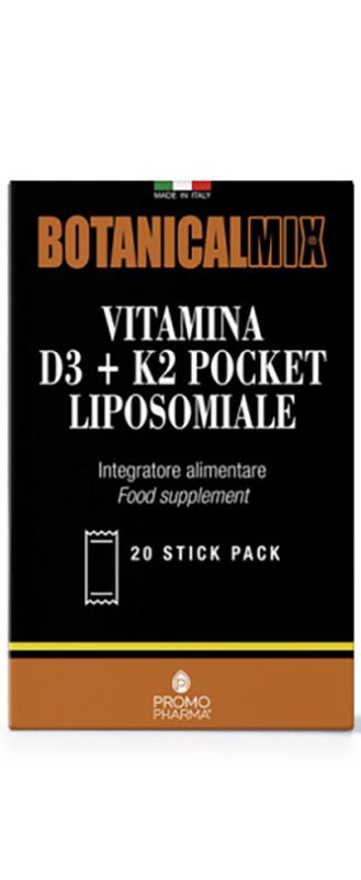 VITAMINA D3 + K2 POCKET BOTANICAL MIX 30 STICK - Pharmaleader