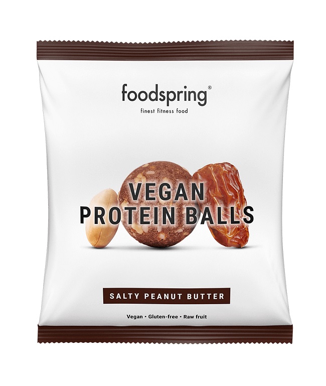 PROTEIN BALLS VEGANE BURRO ARACHIDI SALATO 40 G - Pharmaleader