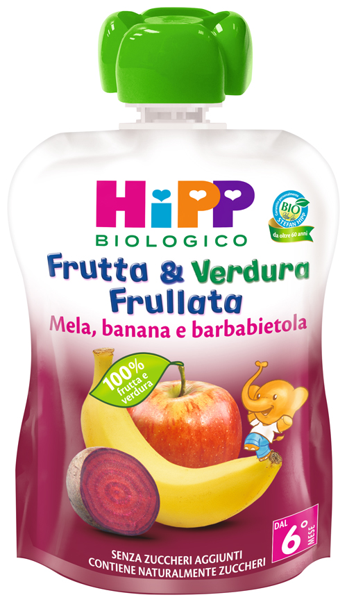 HIPP BIO FRUTTA & VERDURA MELA BANANA BARBABIETOLA 90 G - Pharmaleader