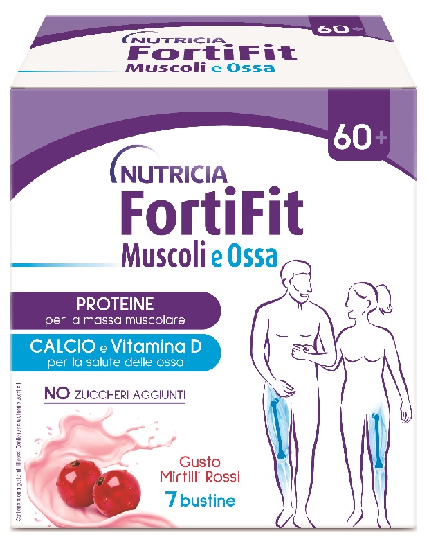 FORTIFIT MUSCOLI&OSSA MIRTILLO ROSSO 7 BUSTINE - Pharmaleader
