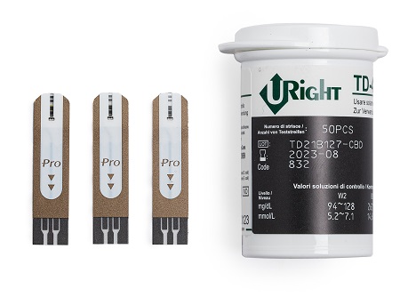 STRISCE MISURAZIONE GLICEMIA U-RIGHT TD 4279 50 PEZZI - Pharmaleader