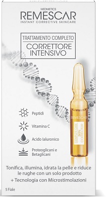 REMESCAR TRATTAMENTO COMPLETO CORRETTORE INTENSIVO 5 FIALE X 2 ML - Pharmaleader