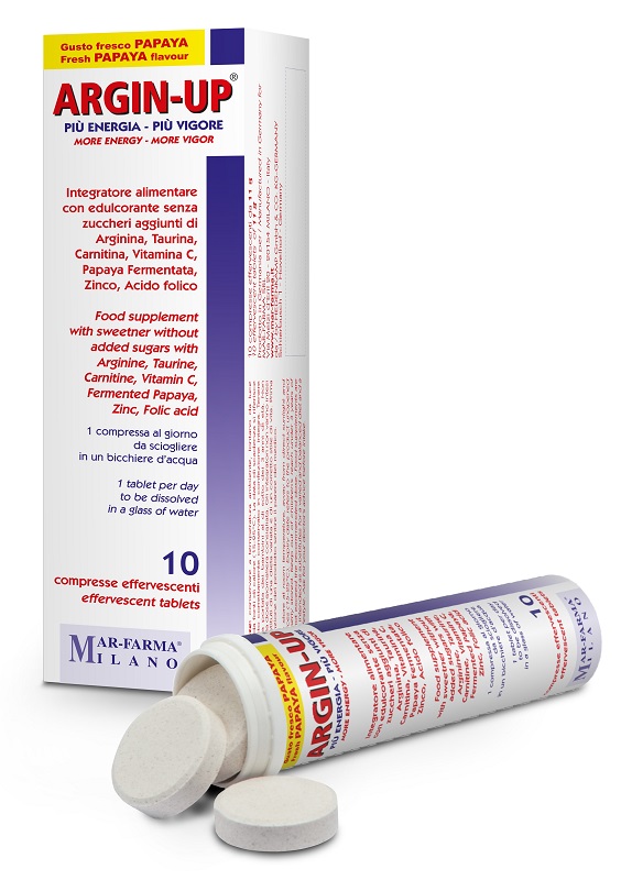 ARGIN UP 10 COMPRESSE EFFERVESCENTI - Pharmaleader