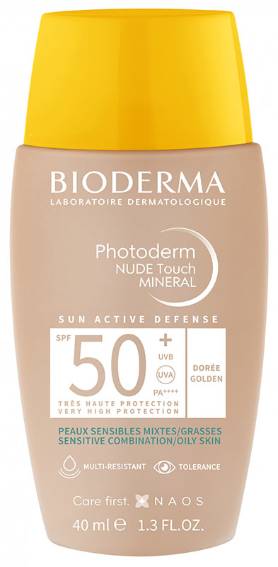 PHOTODERM NUDE TOUCH DORE' SPF50+ 40 ML - Pharmaleader