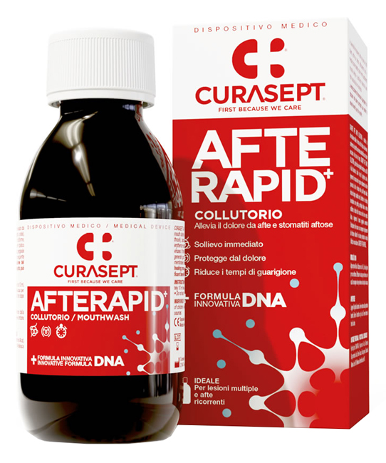 CURASEPT COLLUTORIO AFTE RAPID DNA 125 ML - Pharmaleader
