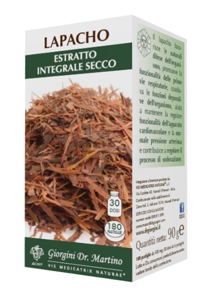 LAPACHO ESTRATTO INTEGRALE SECCO 90 G 180 PASTIGLIE - Pharmaleader