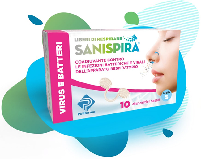 SANISPIRA VISUR & BATTERI FILTRO NASALE SMALL 10 PEZZI - Pharmaleader