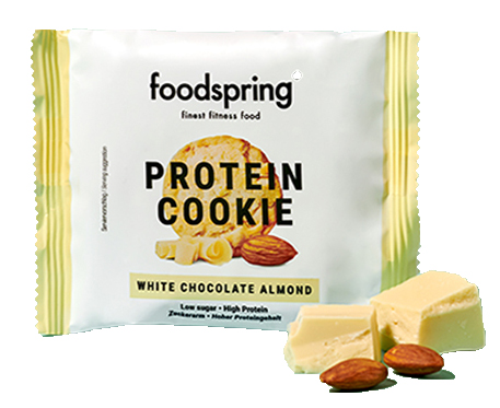 PROTEIN COOKIE CIOCCOLATO BIANCO E MANDORLA 50 G - Pharmaleader