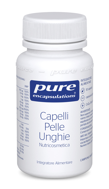 PURE ENCAPSULATIONS CAPELLI PELLE UNGHIE 30 CAPSULE - Pharmaleader
