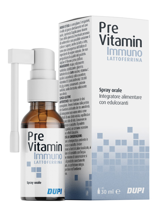 PREVITAMIN IMMUNO LATTOFERRINA 30 ML - Pharmaleader
