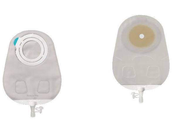 SENSURA MIO FLEX SISTEMA 2 PEZZI CON AGGANCIO ADESIVO SACCA MULTICHAMBER PER UROSTOMIA TRASPARENTE 35MM DA 550 ML 30 PEZZI - Pharmaleader