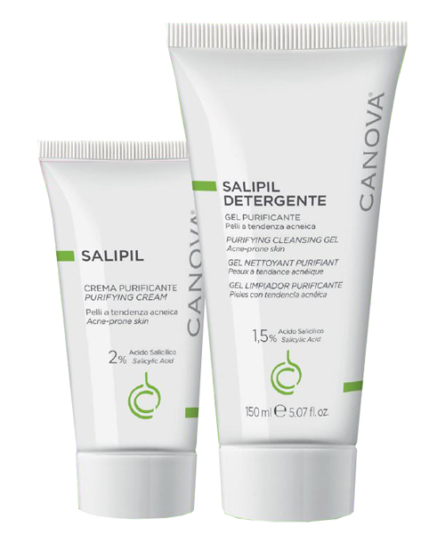 SALIPIL CREMA PURIFICANTE 50 ML + SALIPIL DETERGENTE GEL PURIFICANTE 150 ML IN OMAGGIO - Pharmaleader