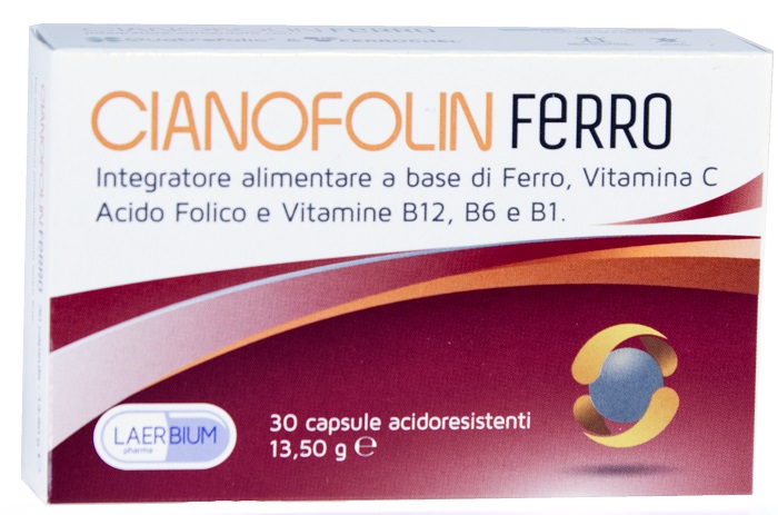 CIANOFOLIN FERRO 30 CAPSULE - Pharmaleader