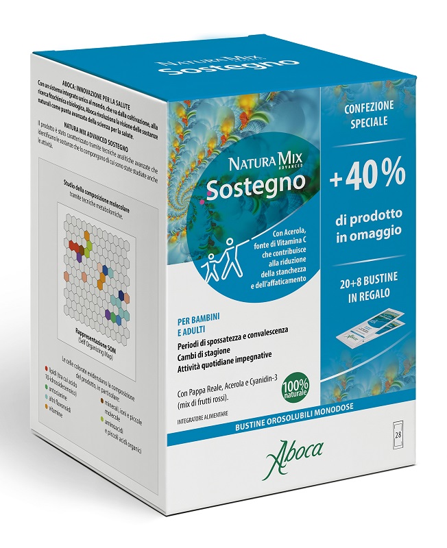 NATURA MIX ADVANCED SOSTEGNO OROSOLUBILE 28 BUSTINE CONFEZIONE SPECIALE - Pharmaleader