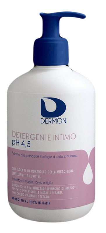 DERMON DETERGENTE INTIMO USO FREQUENTE PH 4,5 500 ML - Pharmaleader