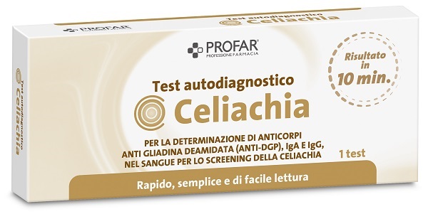 PROFAR TEST CELIACHIA TEST RAPIDO IMMUNOCROMATROGRAFICO A FLUSSO LATERALE 1 PEZZO - Pharmaleader