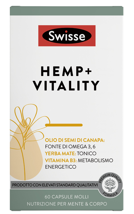 SWISSE HEMP+ VITALITY 60 CAPSULE - Pharmaleader