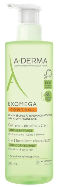 EXOMEGA CONTROL GEL LAVANT 2IN1 500 ML - Pharmaleader