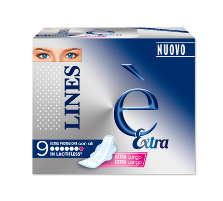 LINES E' EXTRA ASSORBENTI 9 PEZZI - Pharmaleader