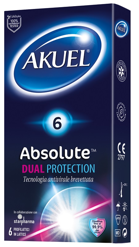 AKUEL ABSOLUTE DUAL PROTECTION 6 PEZZI - Pharmaleader