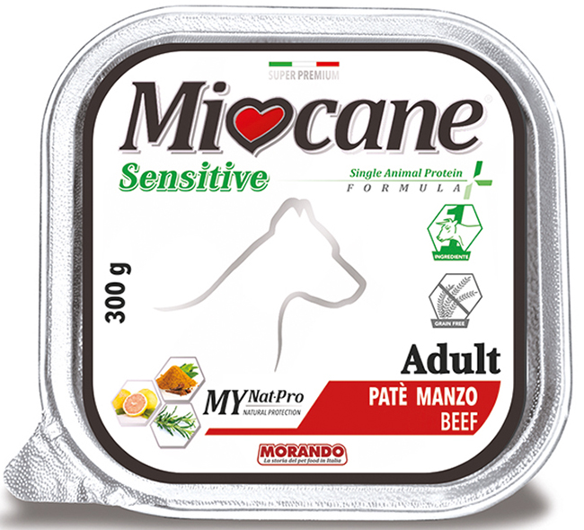 SENSITIVE SINGLE ANIMAL PROTEIN FORMULA ADULT PATE' MANZO 300 G - Pharmaleader