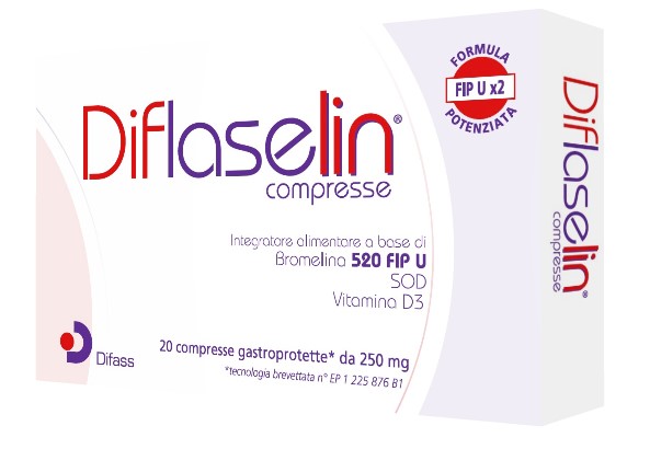 DIFLASELIN 20 COMPRESSE GASTROPROTETTE 250 MG - Pharmaleader
