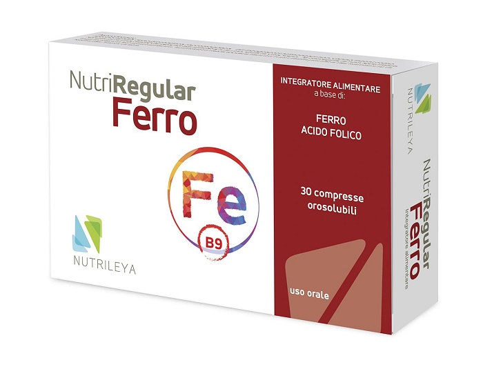 NUTRIREGULAR FERRO 30 COMPRESSE OROSOLUBILI - Pharmaleader