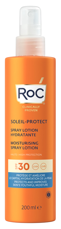 ROC LOZIONE SPRAY SOLARE CORPO SPF 30 IDRATANTE 200 ML - Pharmaleader