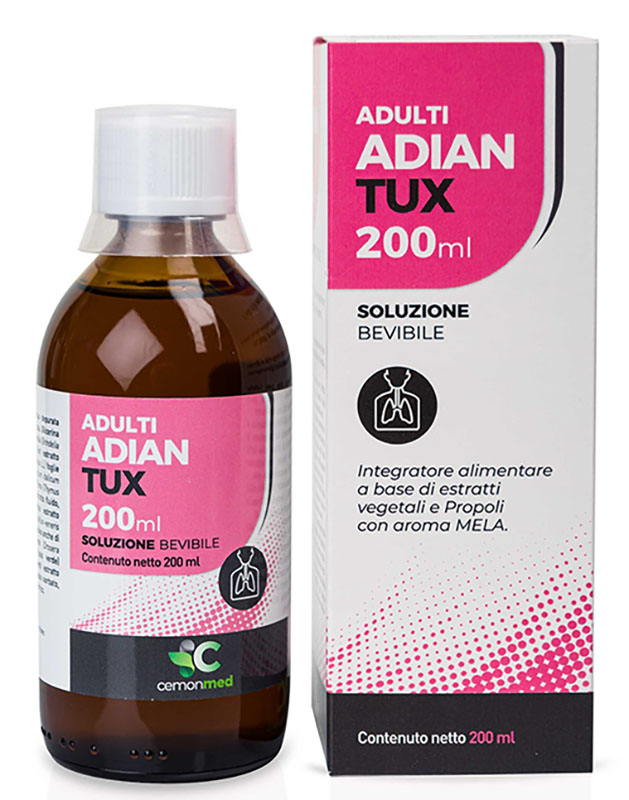 CEMONMED ADIANTUX ADULTI SOLUZIONE BEVIBILE 200 ML - Pharmaleader