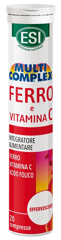 ESI MULTICOMPLEX FERRO VITAMINA C 20 COMPRESSE EFFERVESCENTI - Pharmaleader