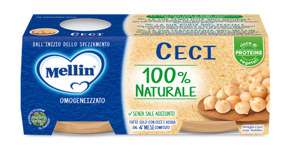 MELLIN OMOGENEIZZATO CECI 2 X 80 G - Pharmaleader