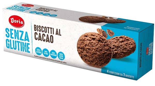 DORIA BISCOTTI CACAO 4X37,5 G - Pharmaleader