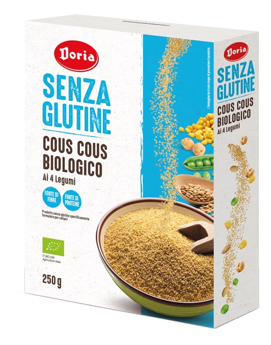 DORIA COUS COUS BIOLOGICO 4 LEGUMI 250 G - Pharmaleader