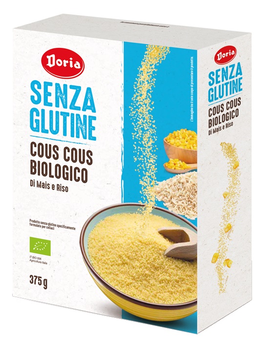 DORIA COUS COUS BIOLOGICO MAIS-RISO 375 G - Pharmaleader