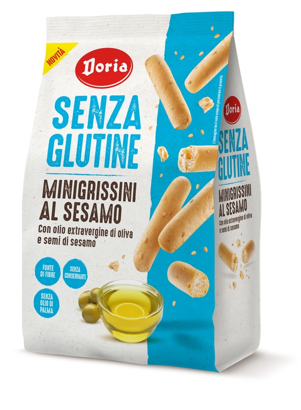 DORIA MINIGRISSINI SESAMO 150 G - Pharmaleader